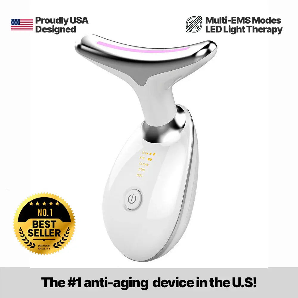 EMS Red Light Face & Neck Lifting Massager