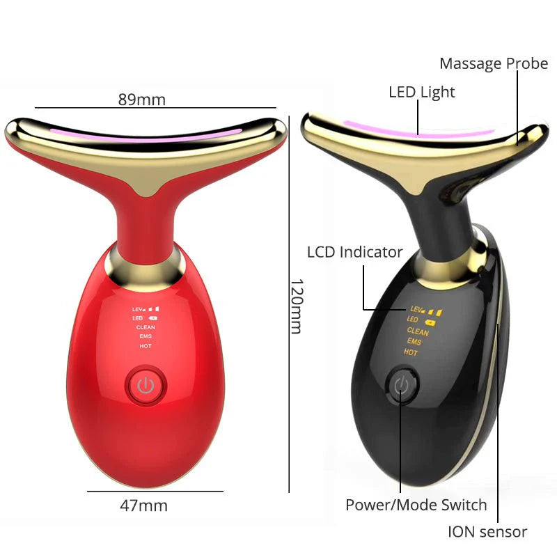 EMS Red Light Face & Neck Lifting Massager