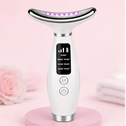 7-Mode LED Face & Neck Lifting Massager